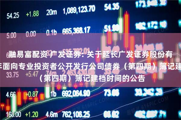 融易富配资 广发证券: 关于延长广发证券股份有限公司2025年面向专业投资者公开发行公司债券（第四期）簿记建档时间的公告