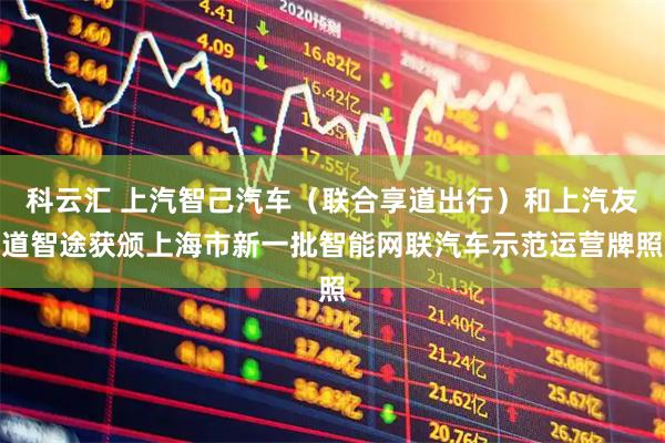 科云汇 上汽智己汽车（联合享道出行）和上汽友道智途获颁上海市新一批智能网联汽车示范运营牌照